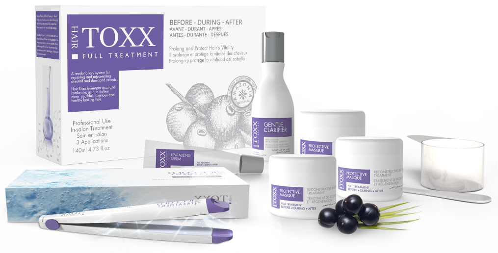 Набор Hair.Toxx Treatment (140 мл, 3 применения) + криоутюг Набор Hair.Toxx Treatment (140 мл, 3 применения) + криоутюг